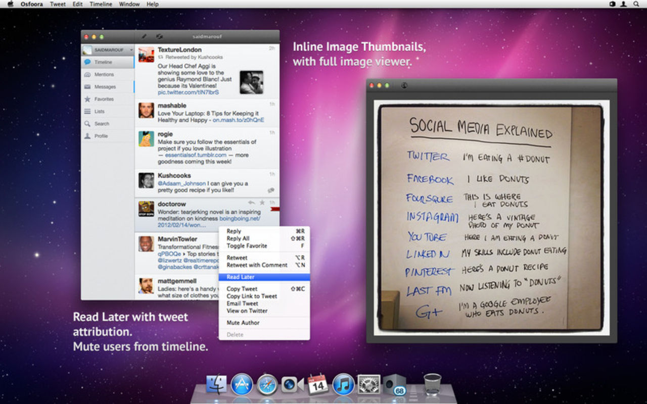 Osfoora nu även till OS X 