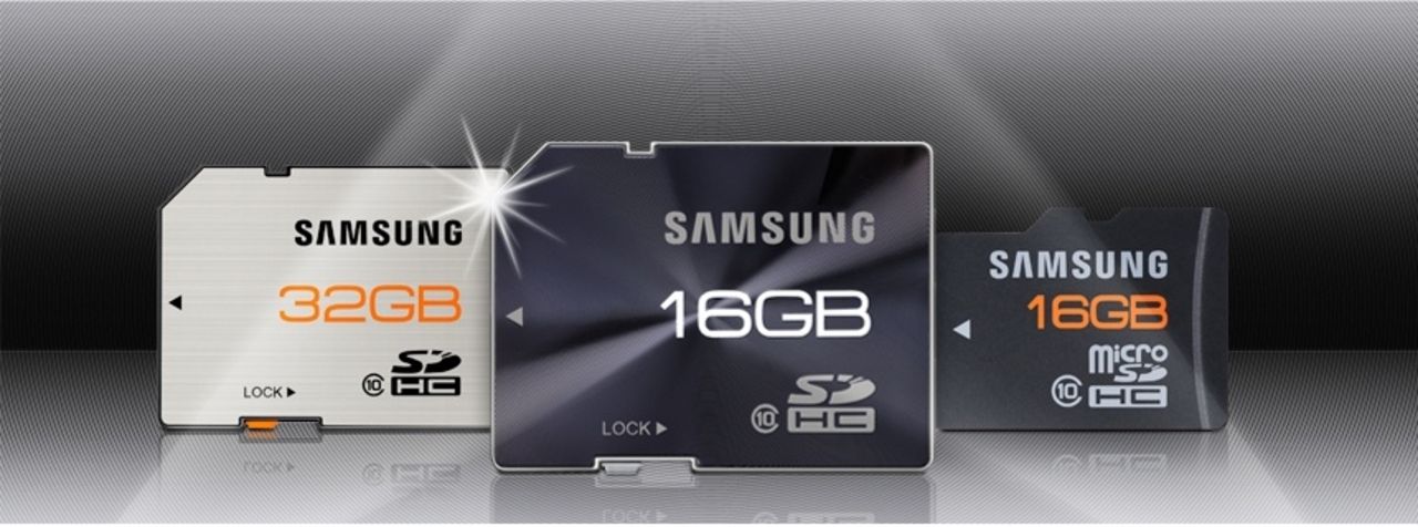 Samsung lanserar småsexiga minneskort