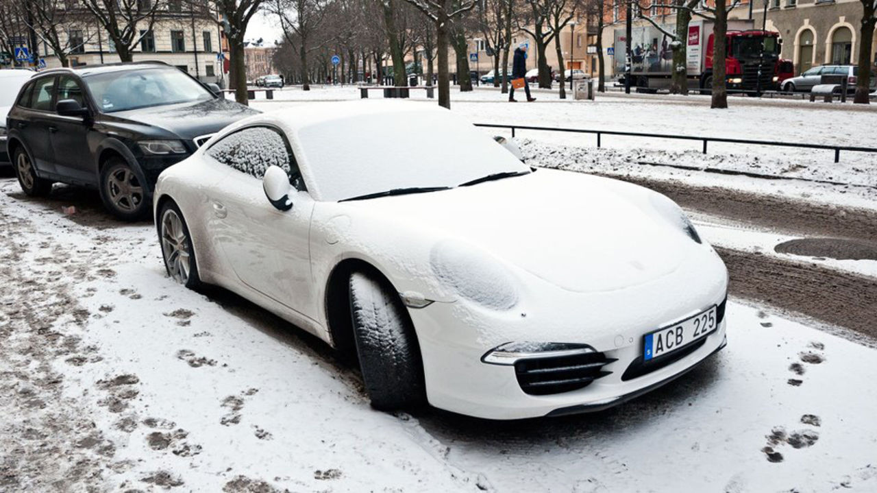 Hur funkar en Porsche på vintern?