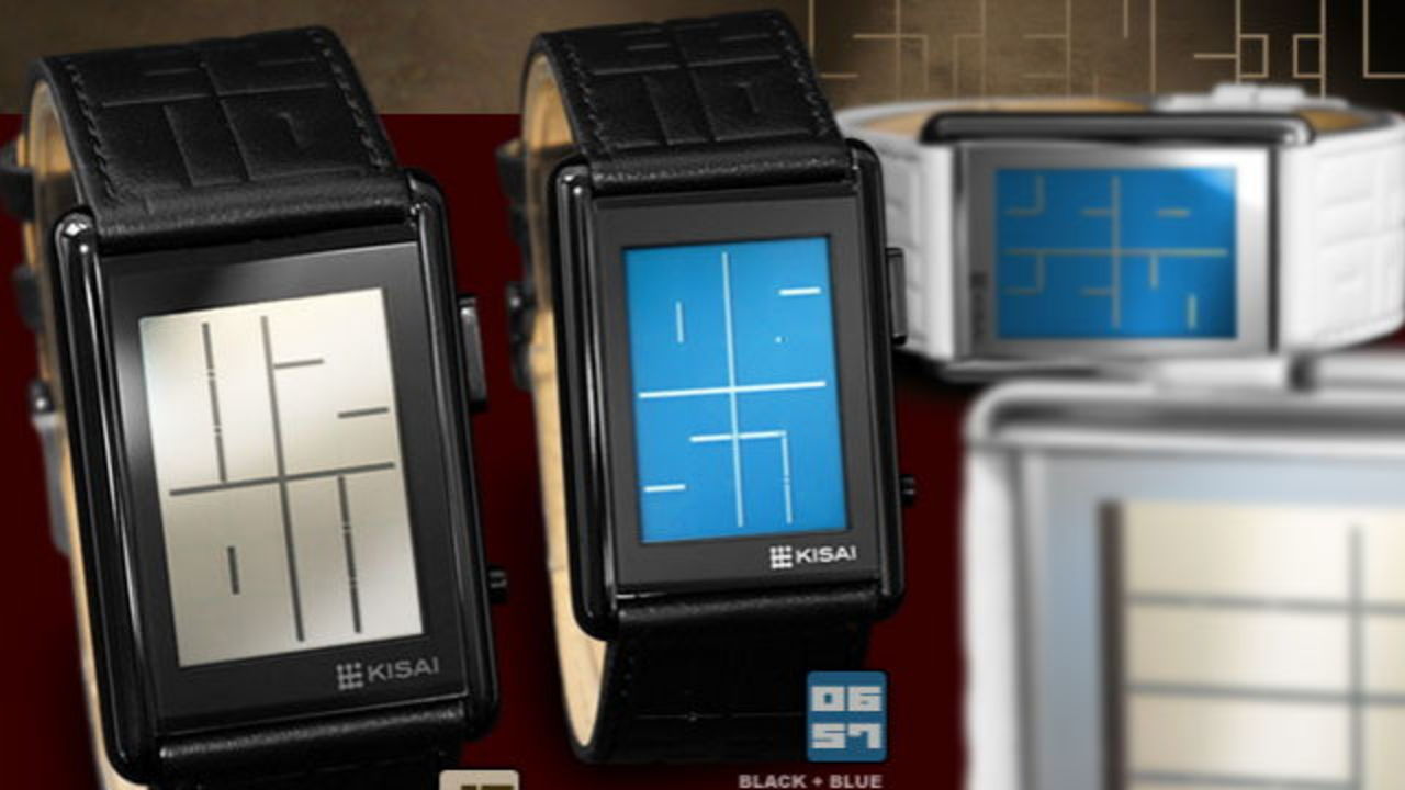 Svårläst klocka från Kisai