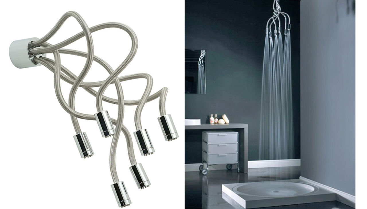 Duschmunstycke som ser ut som tentakler