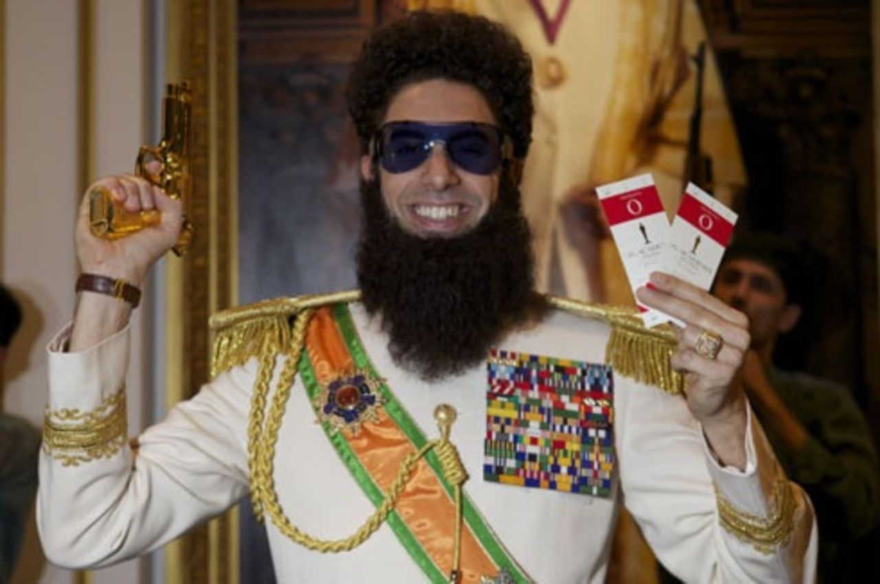 Diktatorn kommer till Oscarsgalan