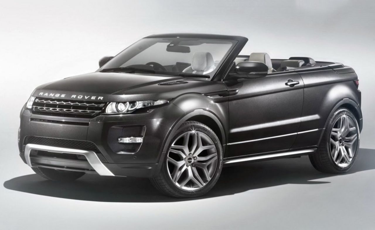 Range Rover Evoque i cabbat utförande till Genève