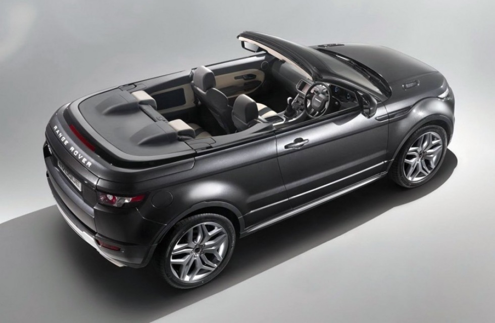 Range Rover Evoque i cabbat utförande till Genève