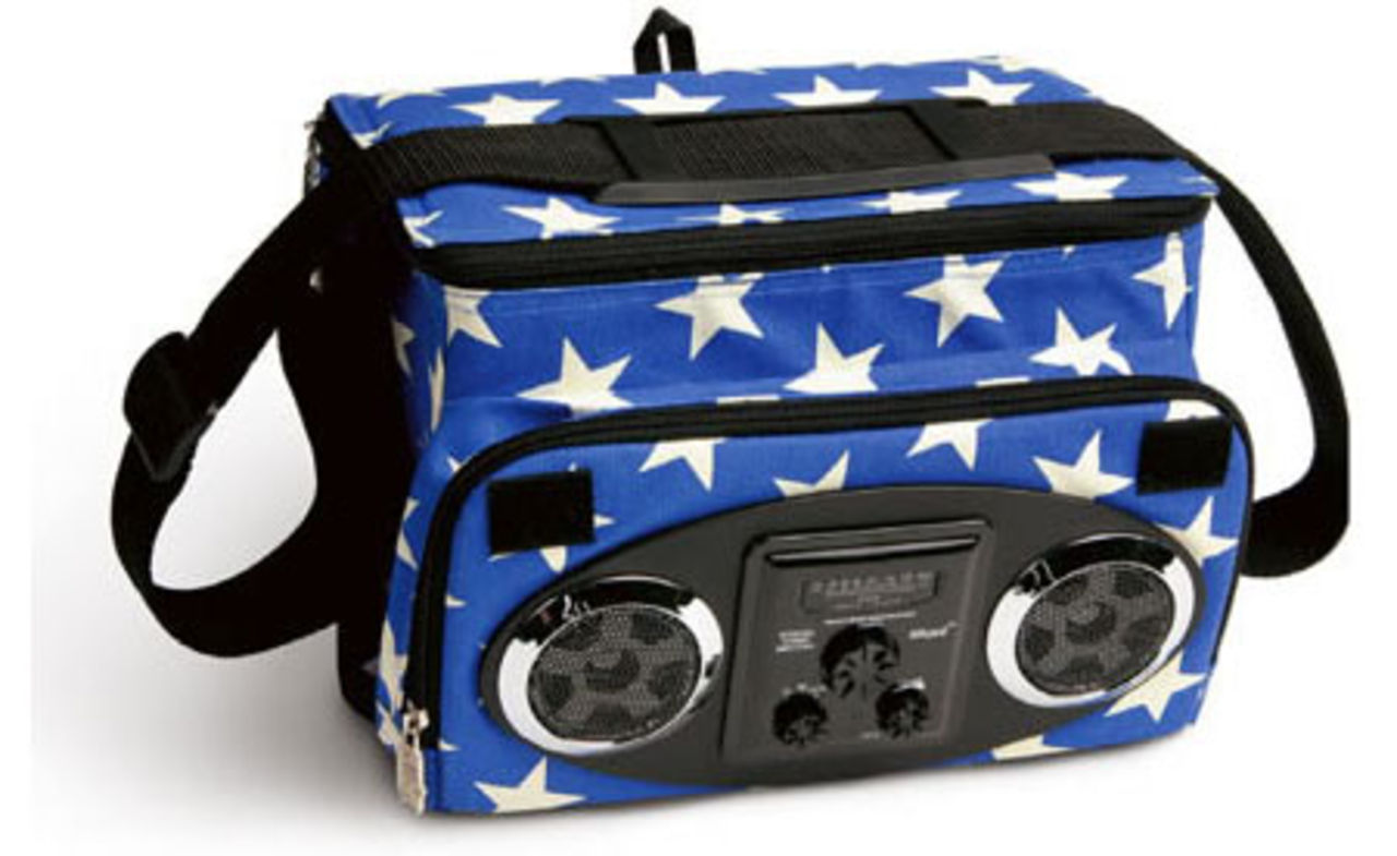 En kylväska med inbyggd radio