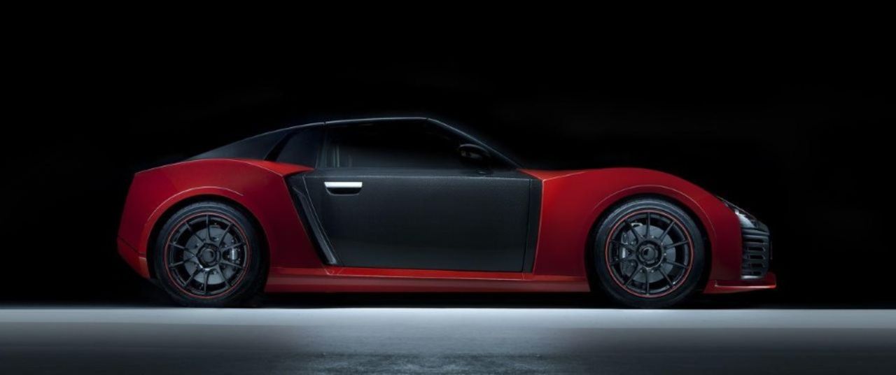 Roding visar sin lilla rappa Roadster i Genève