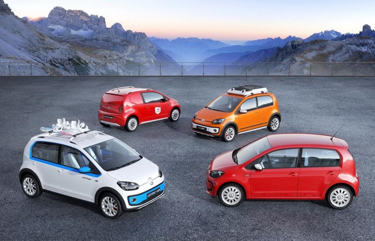 Volkswagen rullar ut fyra Up!-koncept till