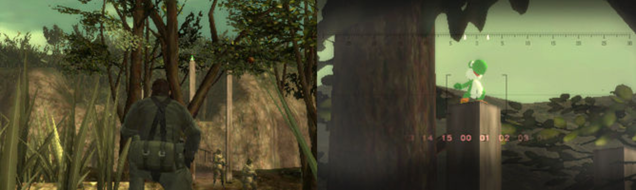 Hitta Yoshi i Metal Gear Solid till 3DS