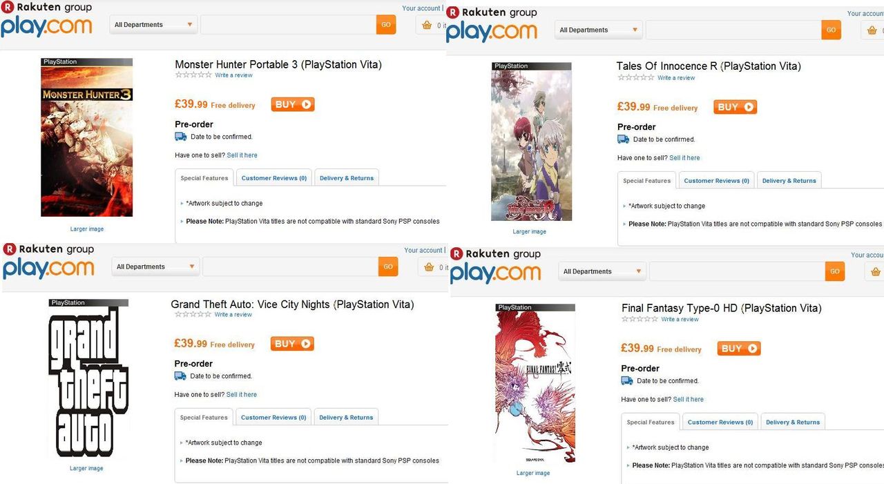 Play.com läcker Vita-titlar