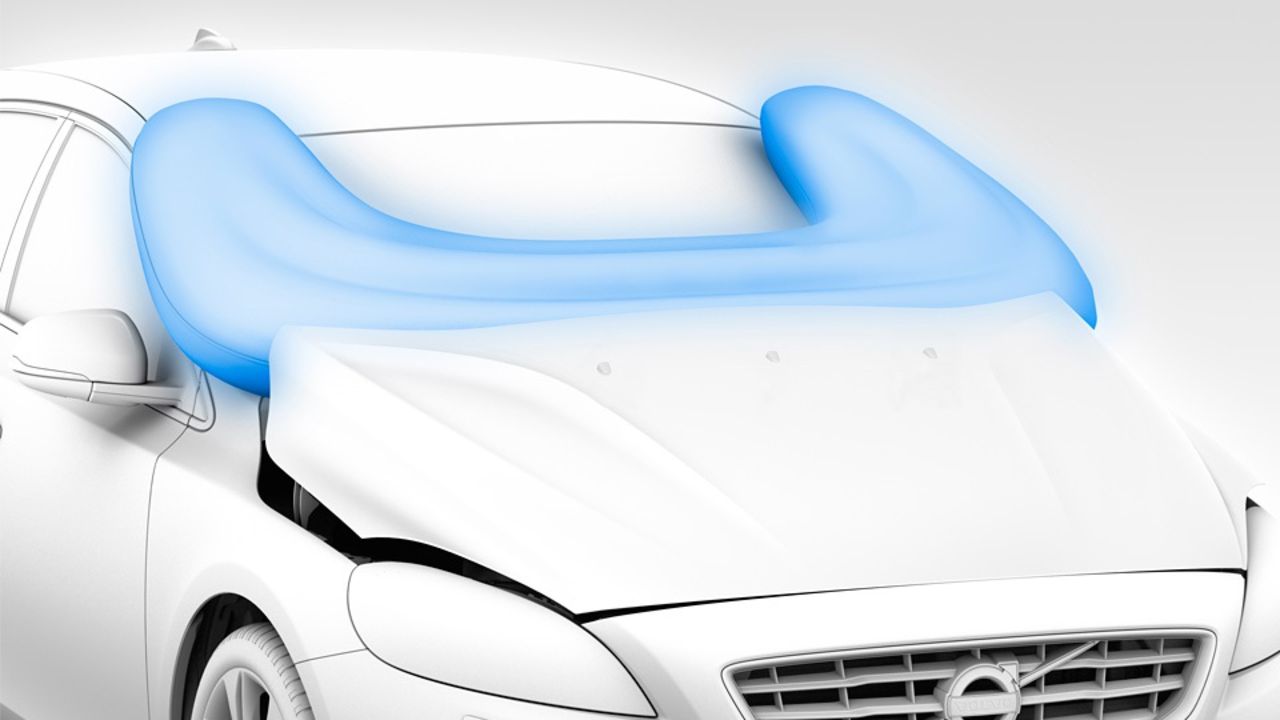 Så här ser Volvos fotgängar-airbag ut
