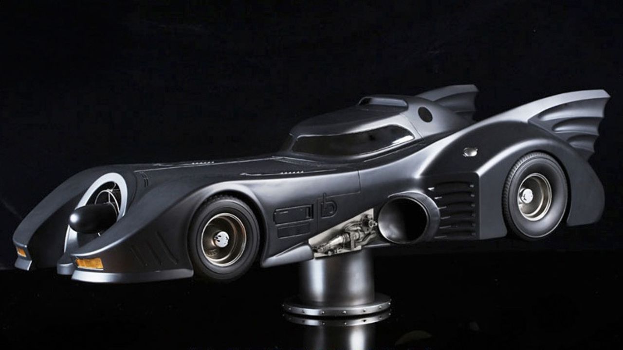En modell av Batmobile