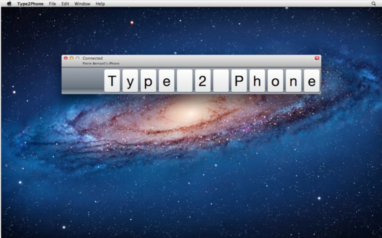 Använd din Mac som tangentbord för iPhone