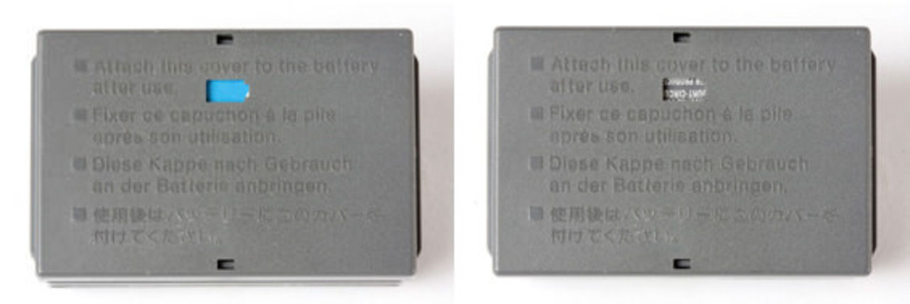 Smart funktion i Canons batterier