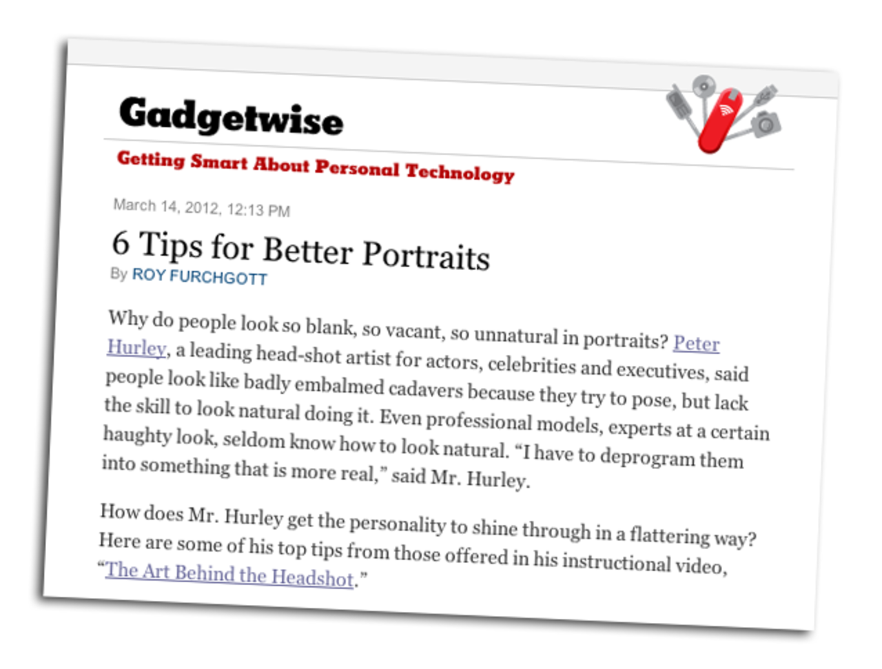 Sex porträttips från Peter Hurley