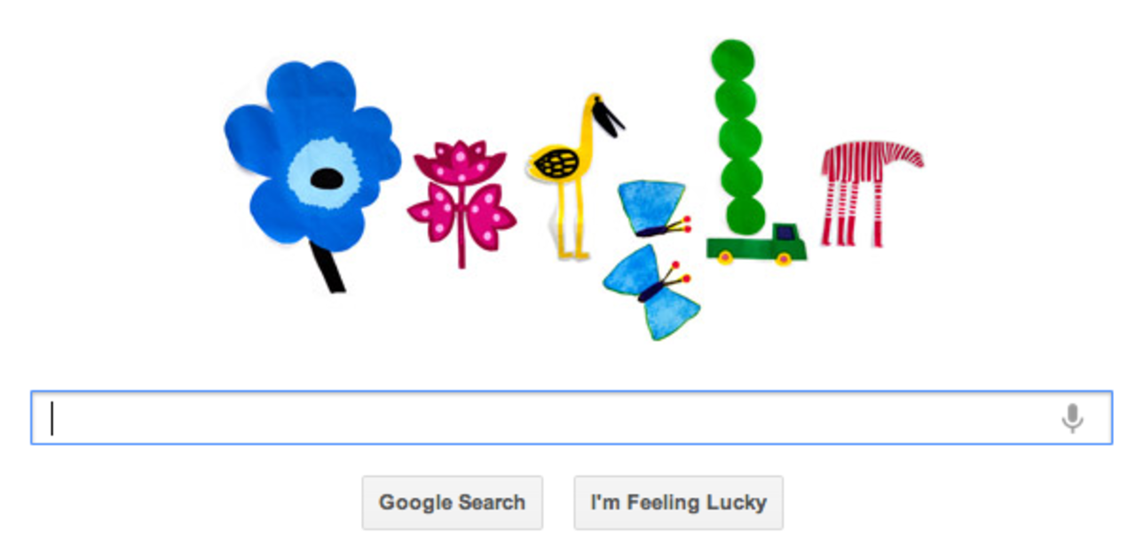 Google firar vårdagjämningen med en doodle