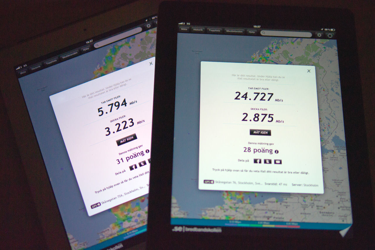Nya iPad fyra gånger snabbare på 3G än iPad 2