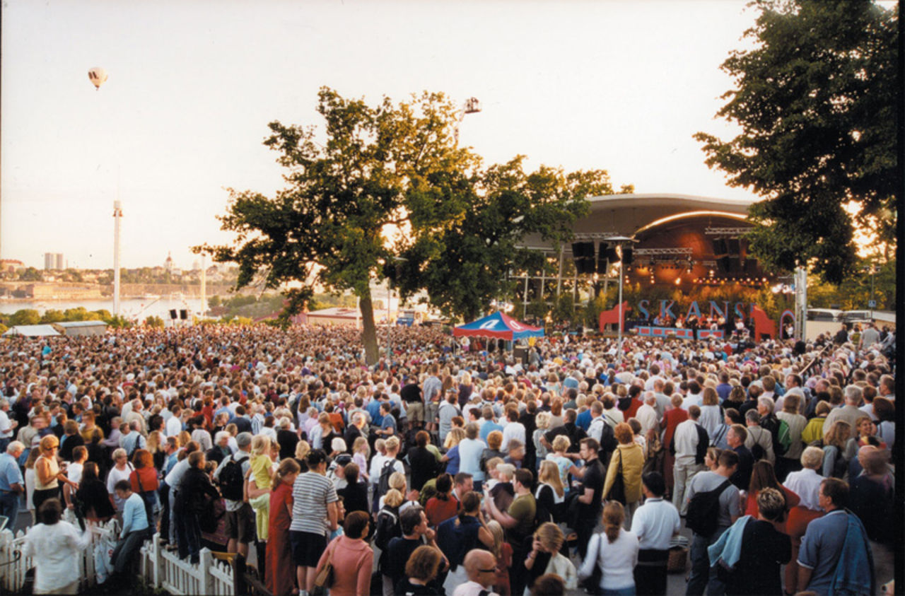 Reklamkupp på Skansen