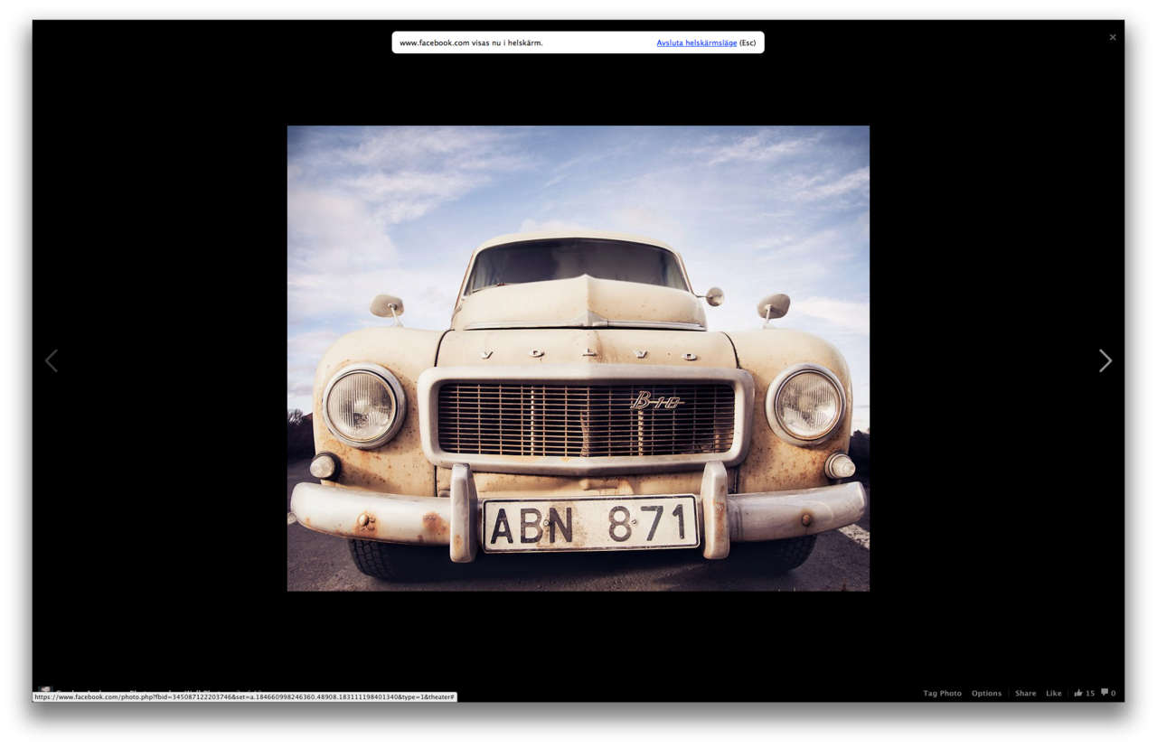 Facebook får fullskärmsläge för bildvisning