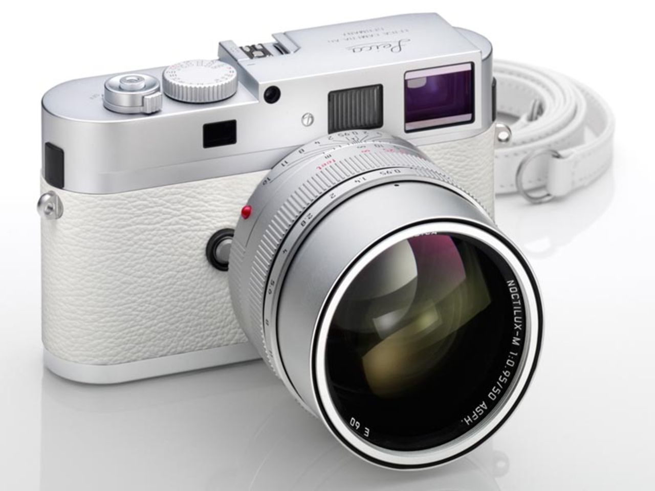 Vit Leica M9-P är inte direkt billig