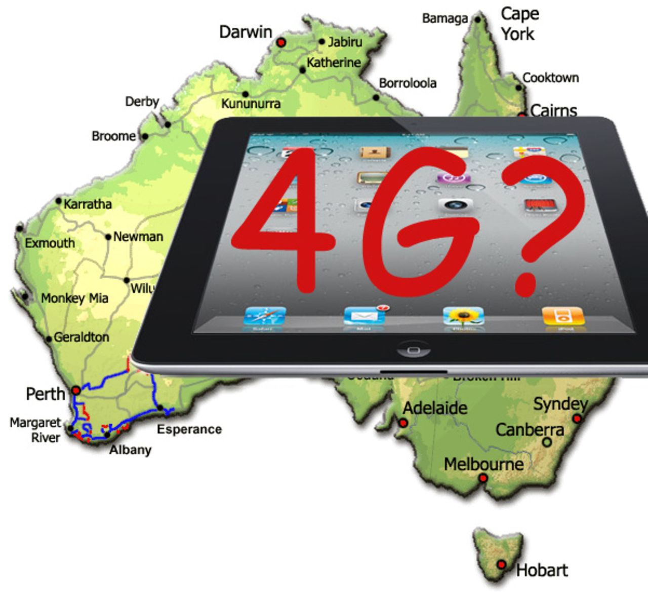 Klagomål mot Apple för att de kallar iPad 4G