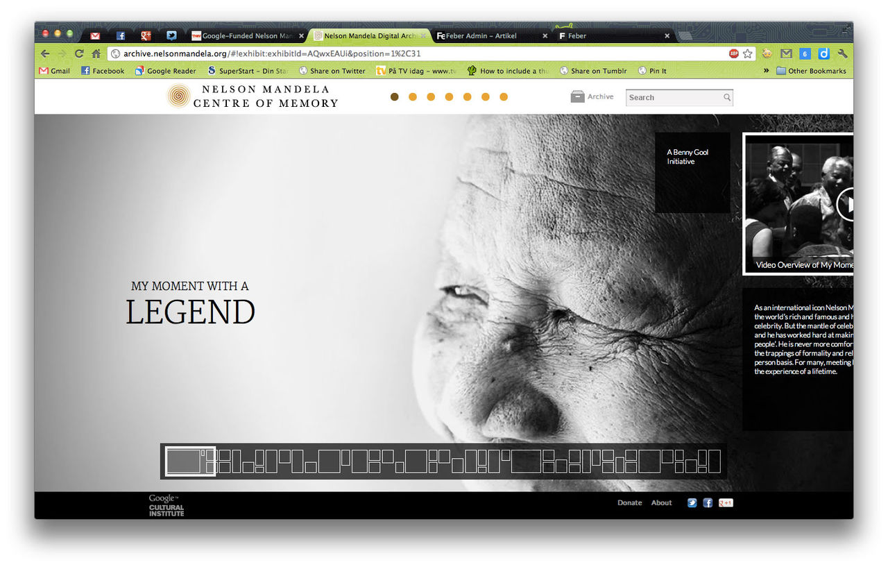 Nelson Mandela-arkiv öppnar upp på nätet