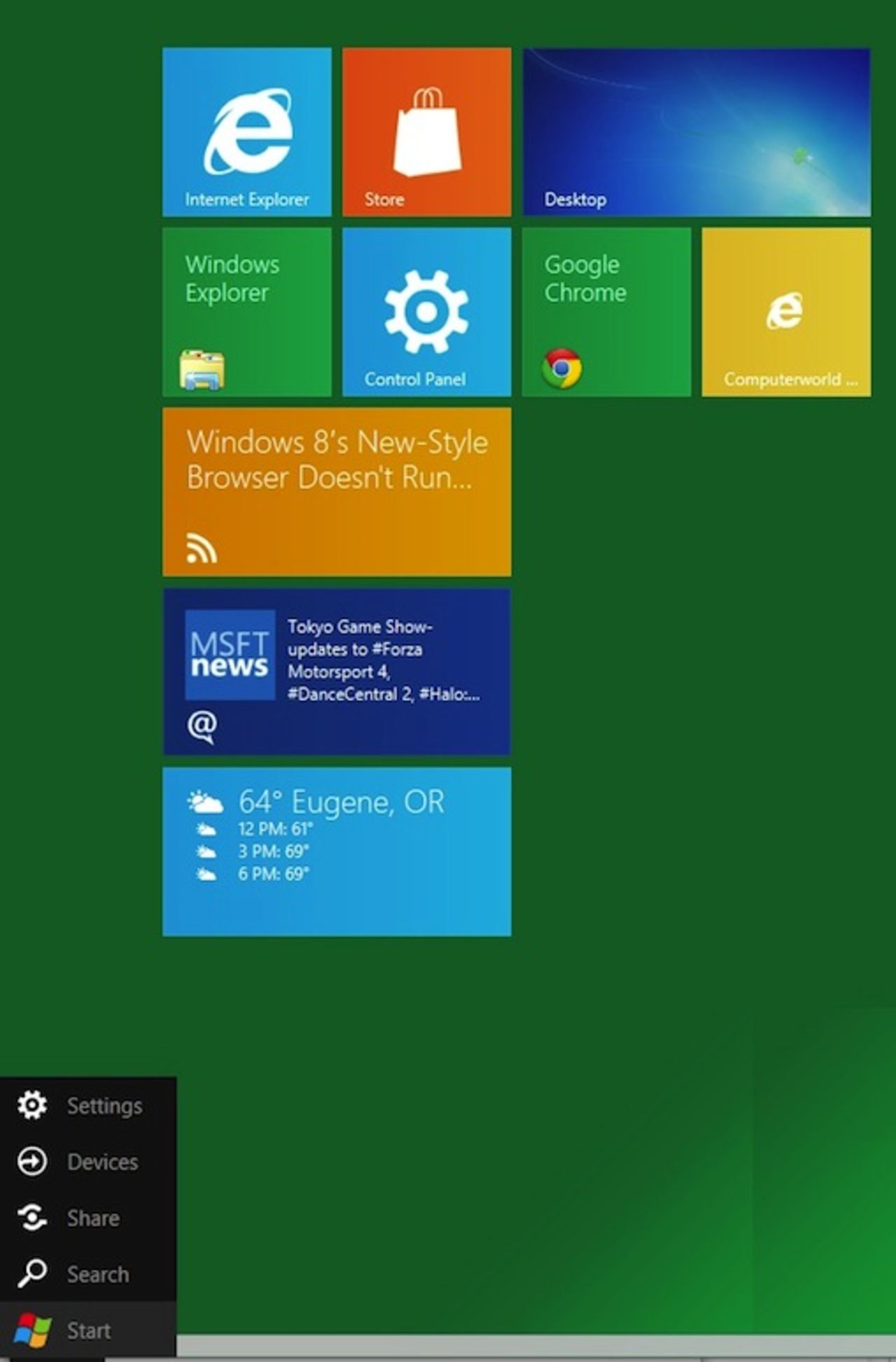 Startknappen i Windows kommer inte tillbaka
