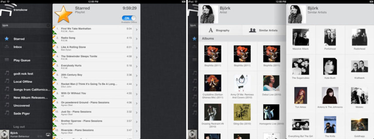 Spotable - Spotify-klient till iPad