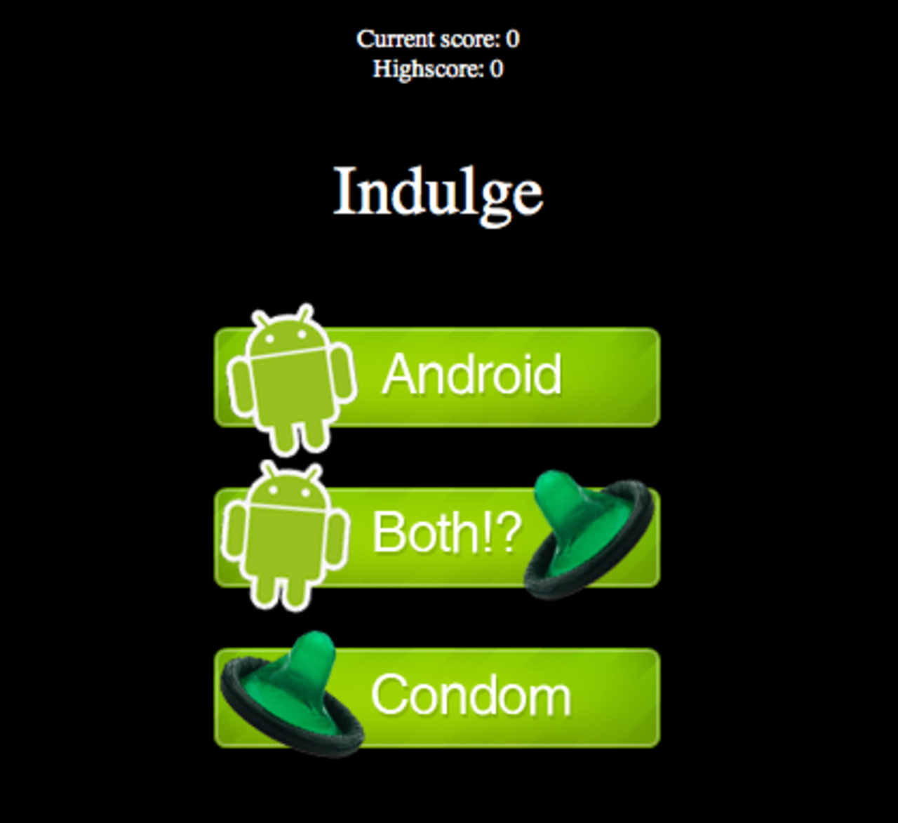 Android vs. Kondom-spelet