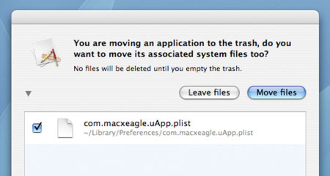 AppTrap tar bort programmet