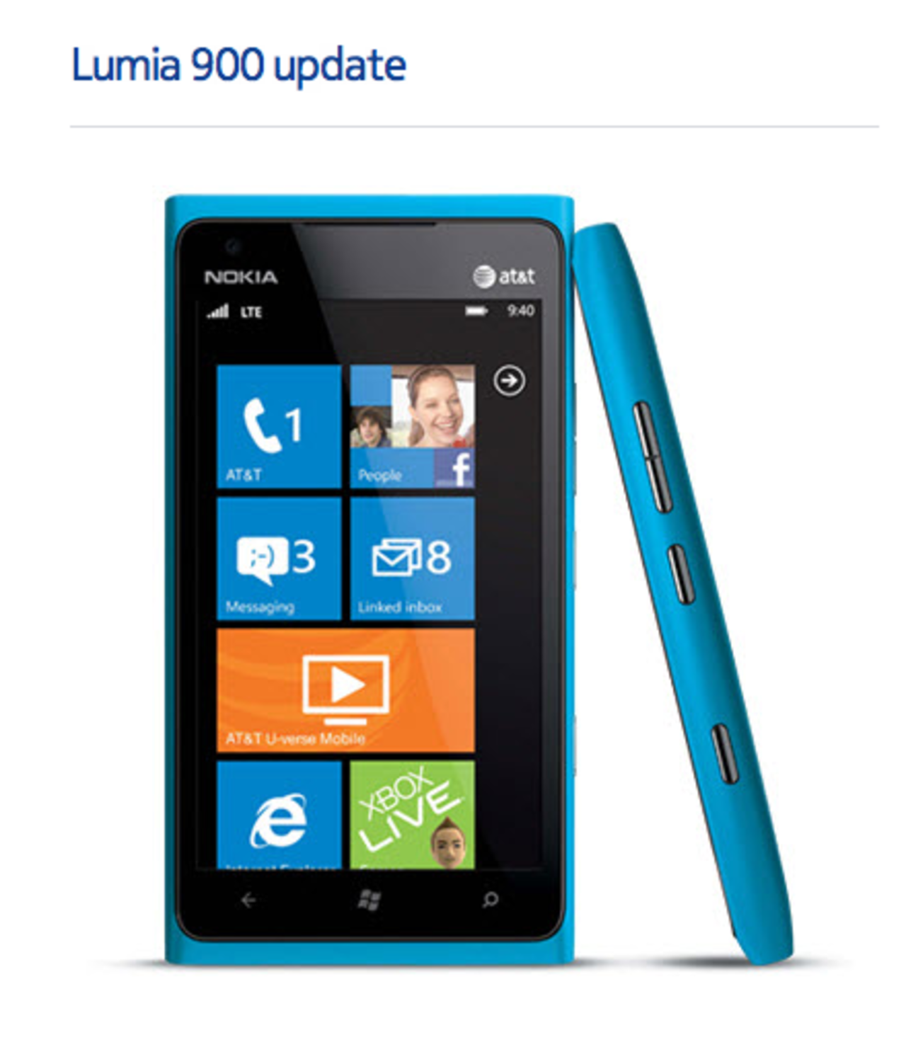 Nokia släpper fix för Lumia 900