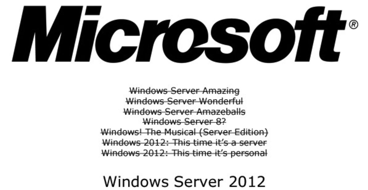 Windows Server 8 blir Windows Server 2012