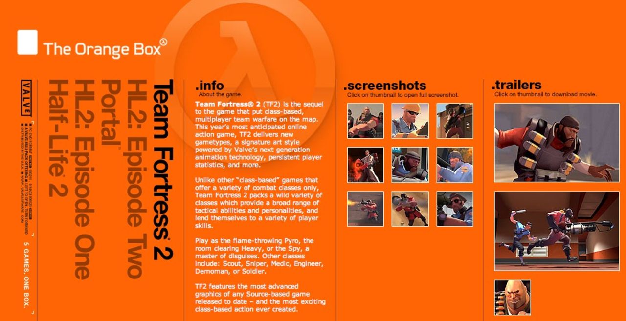 Hemsida till den orangea lådan