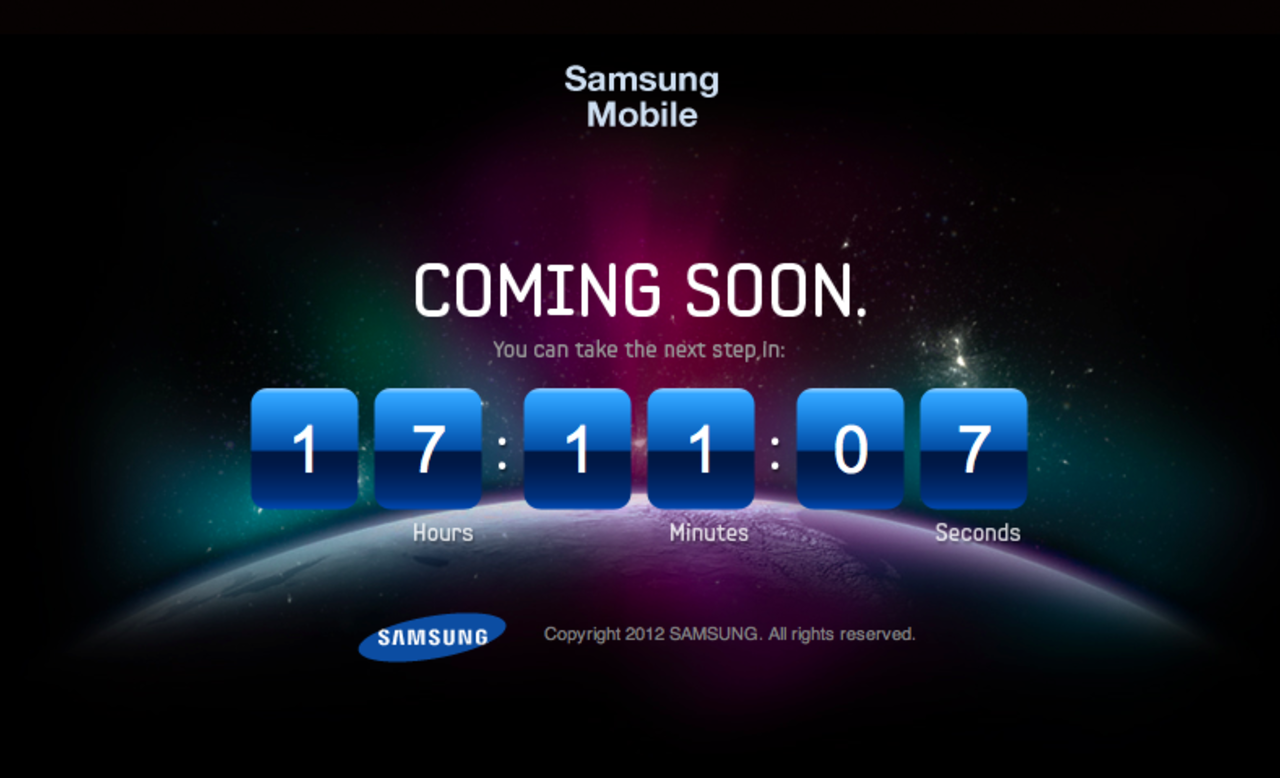 Nedräkningen för Samsungs The Next Galaxy har börjat