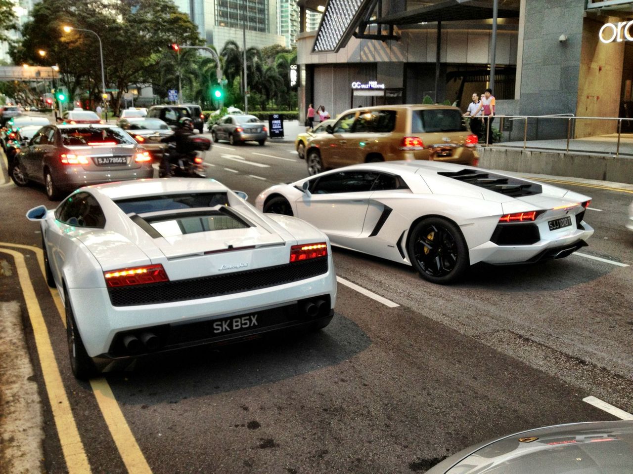 Två tjurar i Singapore