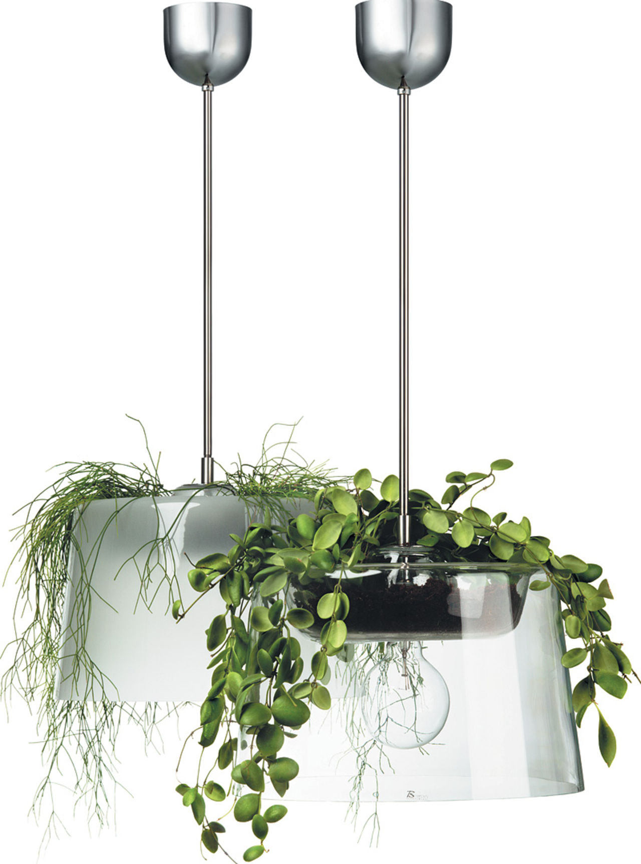 Lampel - lampa med en grön skärm