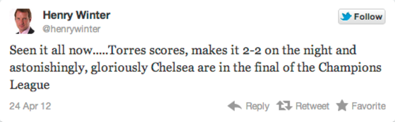 Match i Champions League satte nytt tweets-rekord