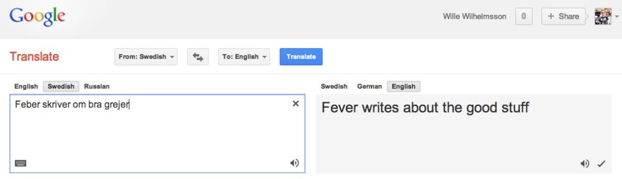 200 miljoner använder Google Translate varje månad