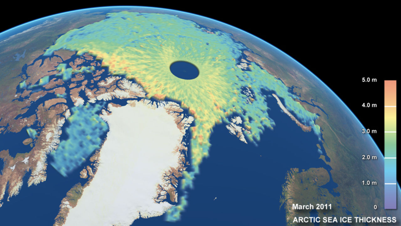 CryoSat håller koll på polarisarna