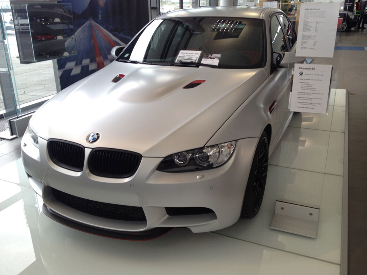 En av två BMW M3 CRT i Sverige