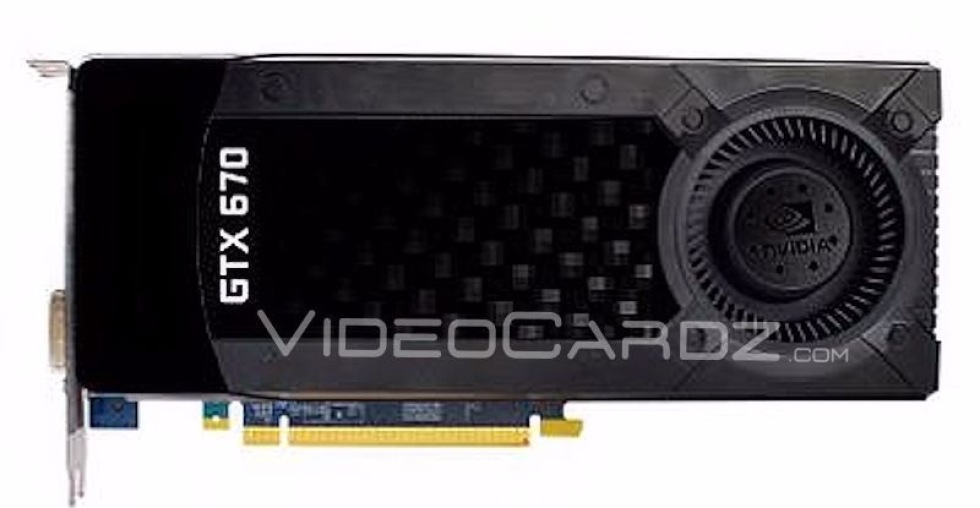 Första bilden på GeForce GTX 670