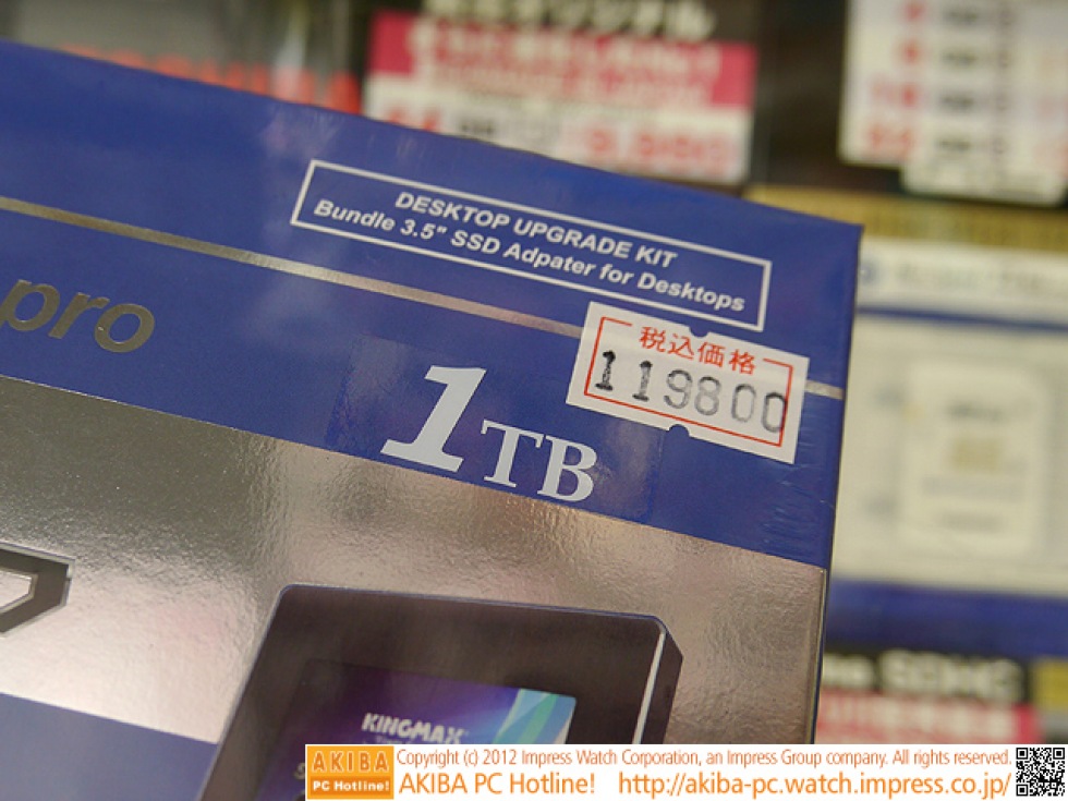 Kingmax 1 TB SSD ute i Japan