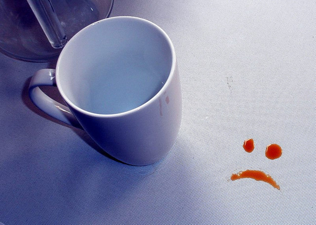 Därför spiller vi ut kaffet