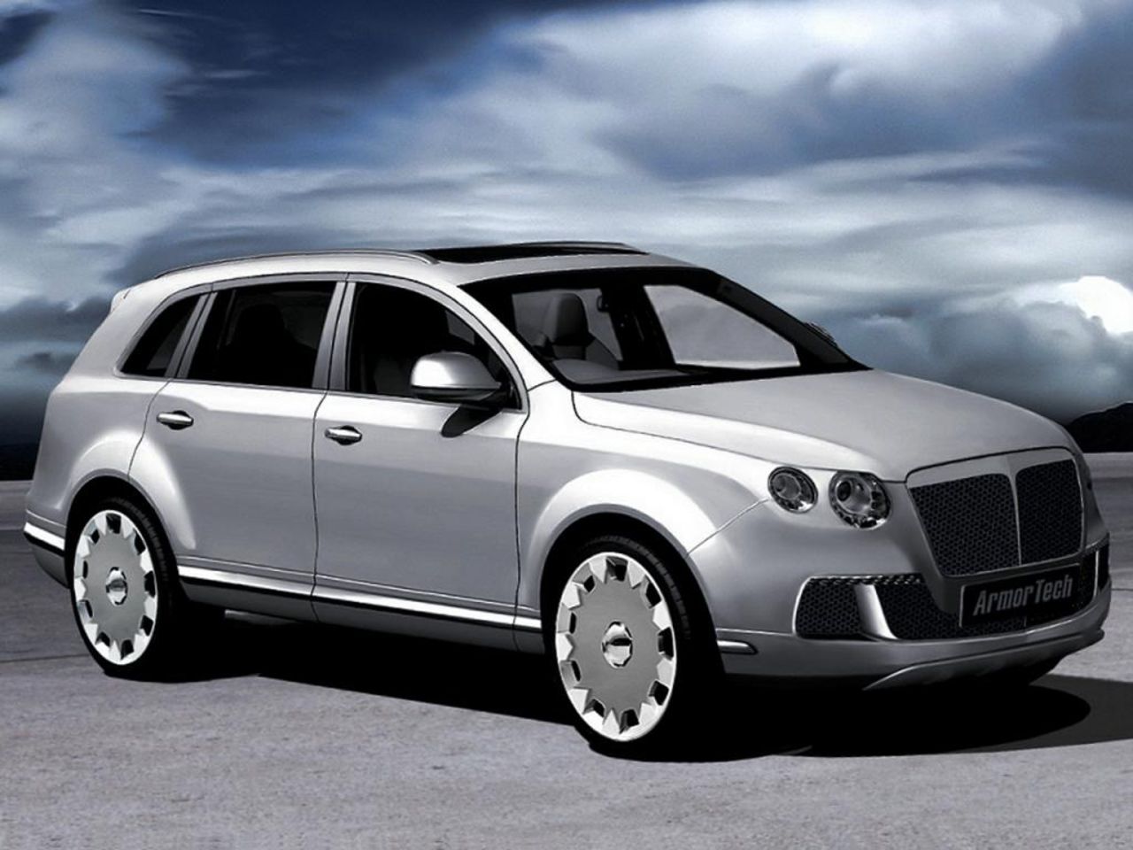 Audi Q7 med Bentley-utseende