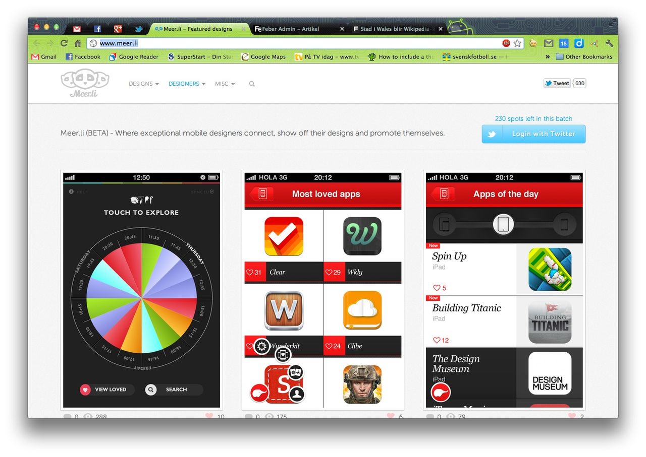 Hitta designer till din app på Meer.li