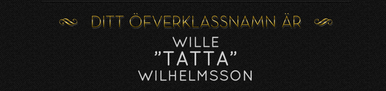 Öfverklassgeneratorn