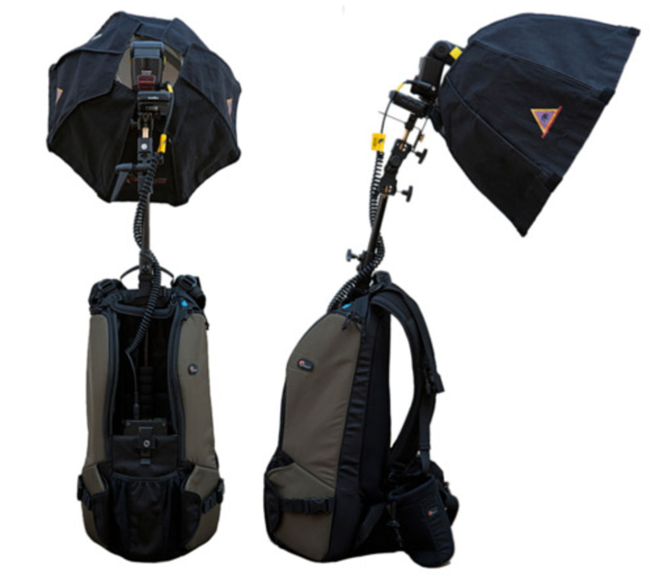 Bärbar studio för fotografen