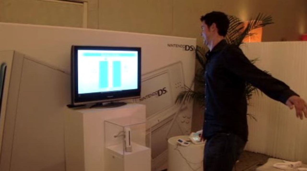 Demonstration av Wii Fit