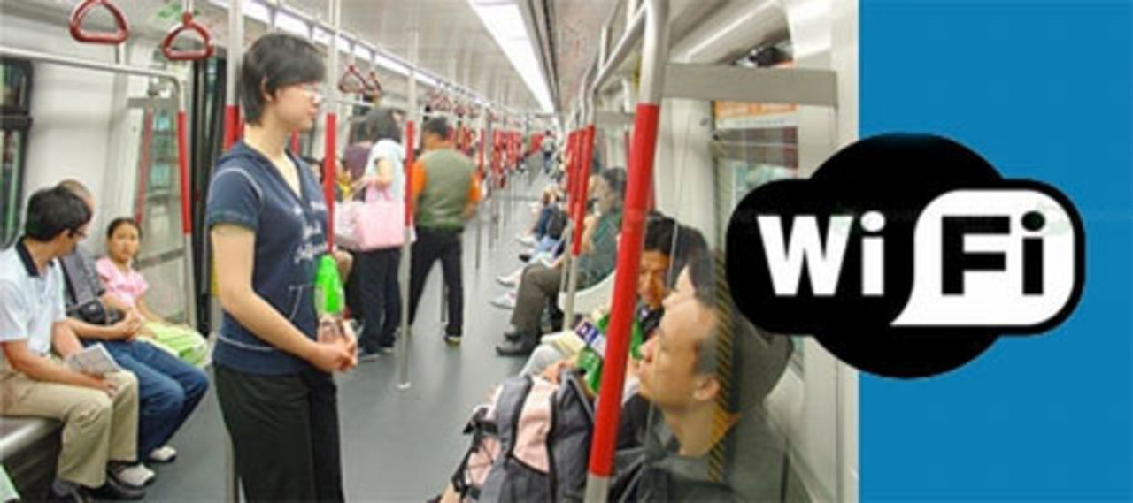 Hong Kong-tåg får WiFi