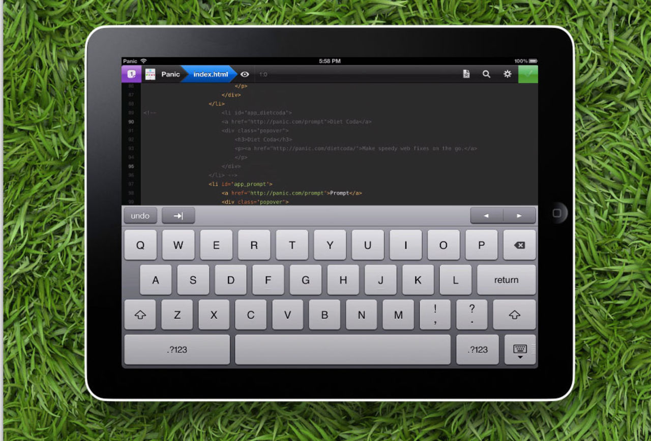 Panic släpper Coda Diet för iPad och Coda 2 idag
