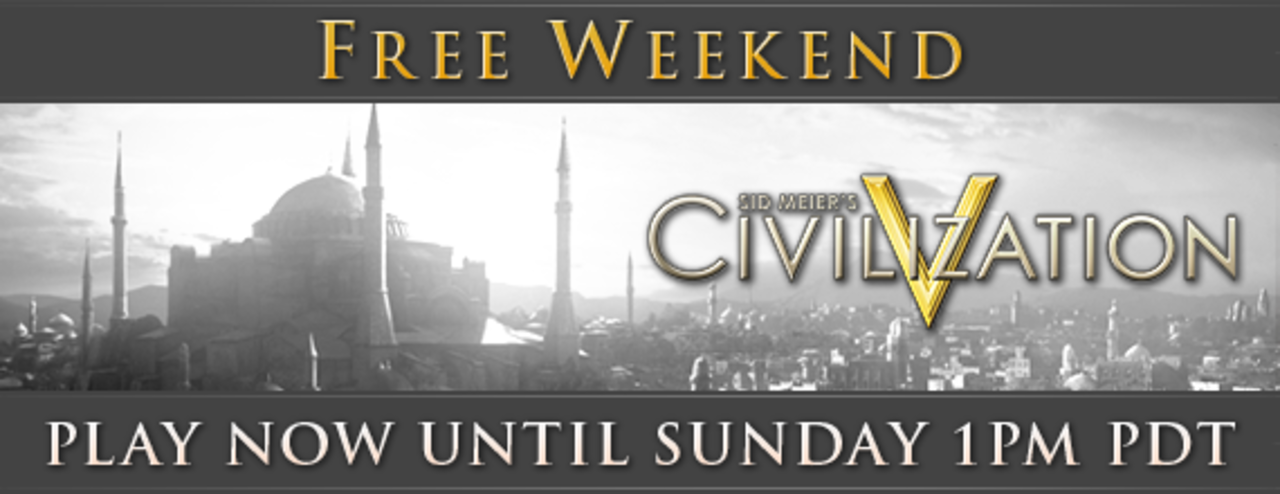 Civilization V, gratis på Steam under helgen